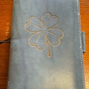 Planner Perfect Narrow Beatrix with clover laser engraved